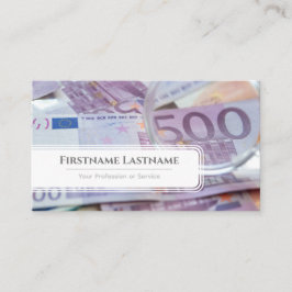 ホワイトユーエレガントロ通貨金融専門家 名刺