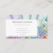 ホワイトユーエレガントロ通貨金融専門家 名刺 (裏面)