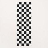 ホワイトヨガマット(黒四角アクセント付) ヨガマット (正面)