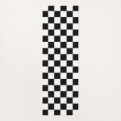 ホワイトヨガマット(黒四角アクセント付) ヨガマット (裏面)