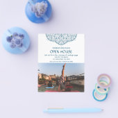 ホワイトヨガ瞑想オープンハウスプロモーション写真 チラシ (シングル)