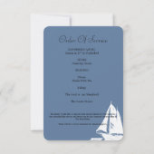 ホワイトヨット ライフセレブレーション フォトカード 招待状 (裏面)