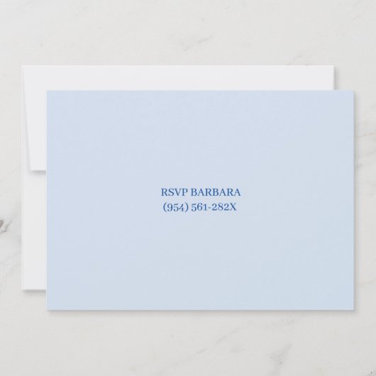 ホワイトヨット&海リタイアボート 招待状 (裏面)