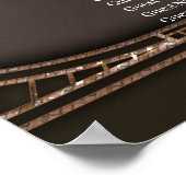 ホワイトライオンと女性 ポスター (角)