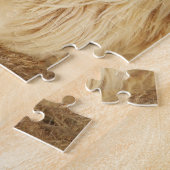 ホワイトライオンフォトポートレート ジグソーパズル (側面)