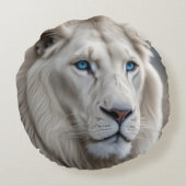 ホワイトライオン ラウンドクッション (裏面)