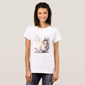 ホワイトライオ威厳のあるン:神秘的美しい🦁✨ Tシャツ (正面フル)