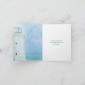 ホワイトライトハウスと海ビュー 招待状 (内部)