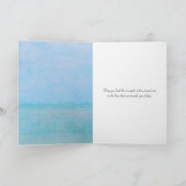 ホワイトライトハウスアンドセーリングボート悔やみや弔慰 カード (内部)