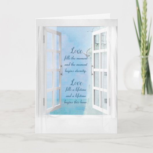 ホワイトライトハウス結婚ズ 招待状 (正面)