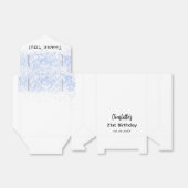 ホワイトライトブルーグリッターの輝感謝していき名 フェイバーボックス (折り畳みなし)