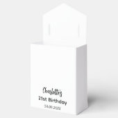 ホワイトライトブルーグリッターの輝感謝していき名 フェイバーボックス (オープン)