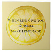 ホワイトライフ与えユーレモン引用文 タイル (正面)