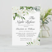 ホワイトラエレガントクボヘミアンリハーサルディナー 招待状 (スタンド正面)