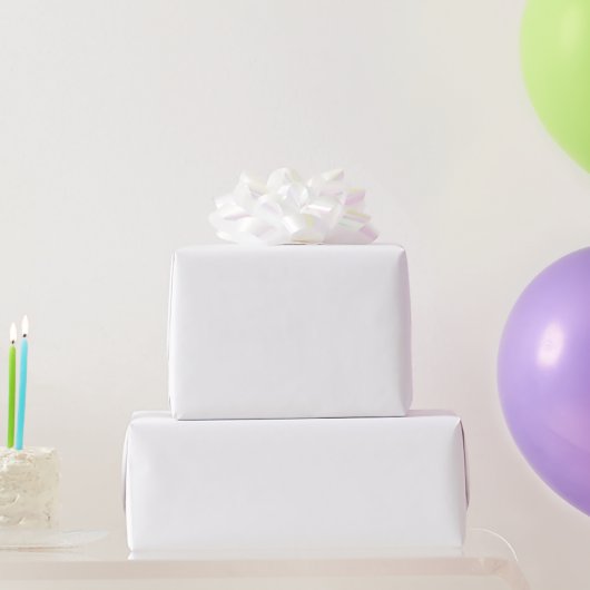 ホワイトラッピング紙 ラッピングペーパー (パーティーギフト)