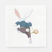 ホワイトラバランニングス遠くに スタンダードランチョンナプキン (正面)