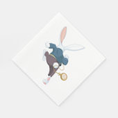 ホワイトラバランニングス遠くに スタンダードランチョンナプキン (角)