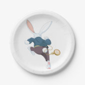 ホワイトラバランニングス遠くに ペーパープレート (正面)