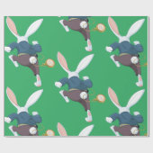 ホワイトラバランニングス遠くに ラッピングペーパー (フラット)