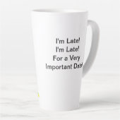 ホワイトラビットの時間管理計画 カフェラテマグ (右アングル)