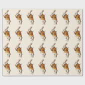 ホワイトラビットアリスインワンダーランドキャラクター ラッピングペーパー (フラット)