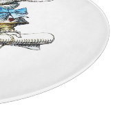 ホワイトラビットアリスワンダーランドハート カッティングボード (角)