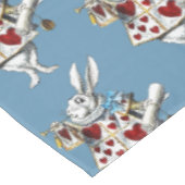 ホワイトラビットアリスワンダーランドハート テーブルクロス (アングル)