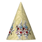 ホワイトラビットアリスワンダーランドハート パーティーハット (裏面)