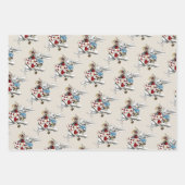 ホワイトラビットアリスワンダーランドハート ラッピングペーパーシート (正面)