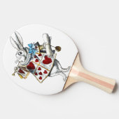 ホワイトラビットアリスワンダーランドハート 卓球ラケット (横)