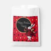 ホワイトラビットインレッド誕生日 フェイバーバッグ (正面)