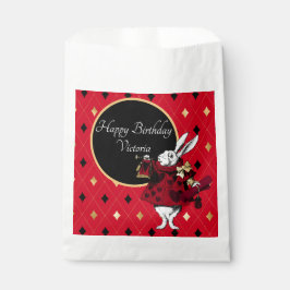 ホワイトラビットインレッド誕生日 フェイバーバッグ