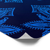 ホワイトラビットシュラポップ・アートのレアリスムイラストレーションポスター ポスター (角)