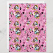 ホワイトラビットスクラップブック紙ワンダーランドテーマ (正面/裏面)