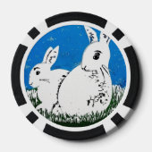 ホワイトラビットトランプのポーカーチップ ポーカーチップ (裏面)