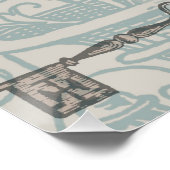 ホワイトラビットハートアリスクラシック ポスター (コーナー)