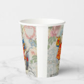 ホワイトラビットハートアリスクラシック 紙コップ (右)