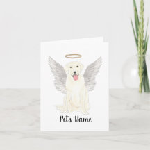 ホワイトラブラドール悔やみや弔慰メモリアル