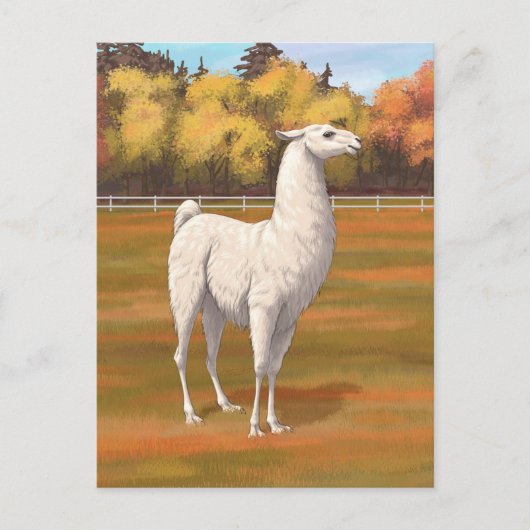 ホワイトラマインオータムファームパスチュール ポストカード (正面)