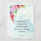 ホワイトラムハッピーイースター挨拶 シーズンカード (裏面)