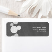 ホワイトランタンチョークボードインスパイア住所 シール (インサイチュ)