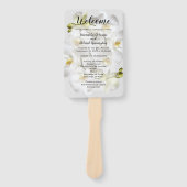 ホワイトラン結婚スのファンプログラムテンプレート ハンドファン (正面)