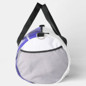 ホワイトラージジムバッグトレンド抽象芸術ラベンダーバイオレット ダッフルバッグ (右)