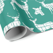 ホワイトリア素朴オンティール（緑がかった色）ラッピング紙 ラッピングペーパー (ロールコーナー)