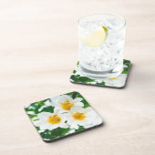 ホワイトリイ – ユリ花ユリ候補 コースター (右側)