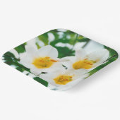 ホワイトリイ – ユリ花ユリ候補 ペーパープレート (傾斜あり)