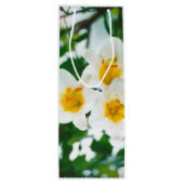 ホワイトリイ – ユリ花ユリ候補 ワインギフトバッグ (裏面)