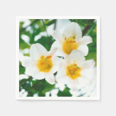 ホワイトリイ – Lilium candidum スタンダードカクテルナプキン (正面)