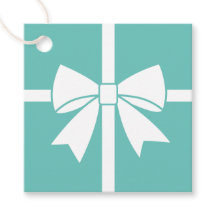 ホワイトリエレガントボンボウティール（緑がかった色）ブルーベビーシャワー