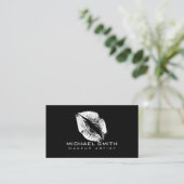 ホワイトリップメイクアップアーティスト 名刺 (スタンド正面)